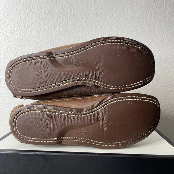 G.H. Bass & Co Wilton Brown Leather Boots Fur Pull On Men's Size 9 US - Picture 11 of 14